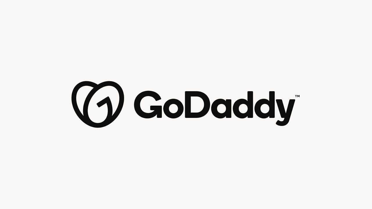 GoDaddy logo.