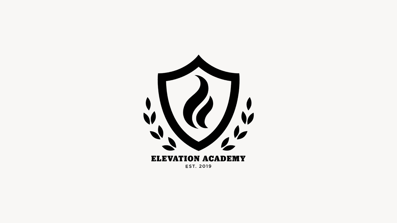 Elevation Academy logo.