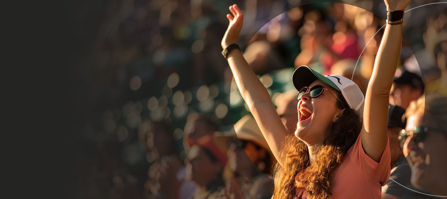 Fans at a concert.